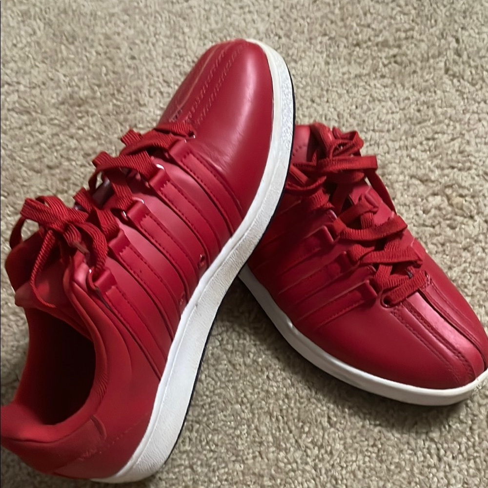 Red Athletic Shoes